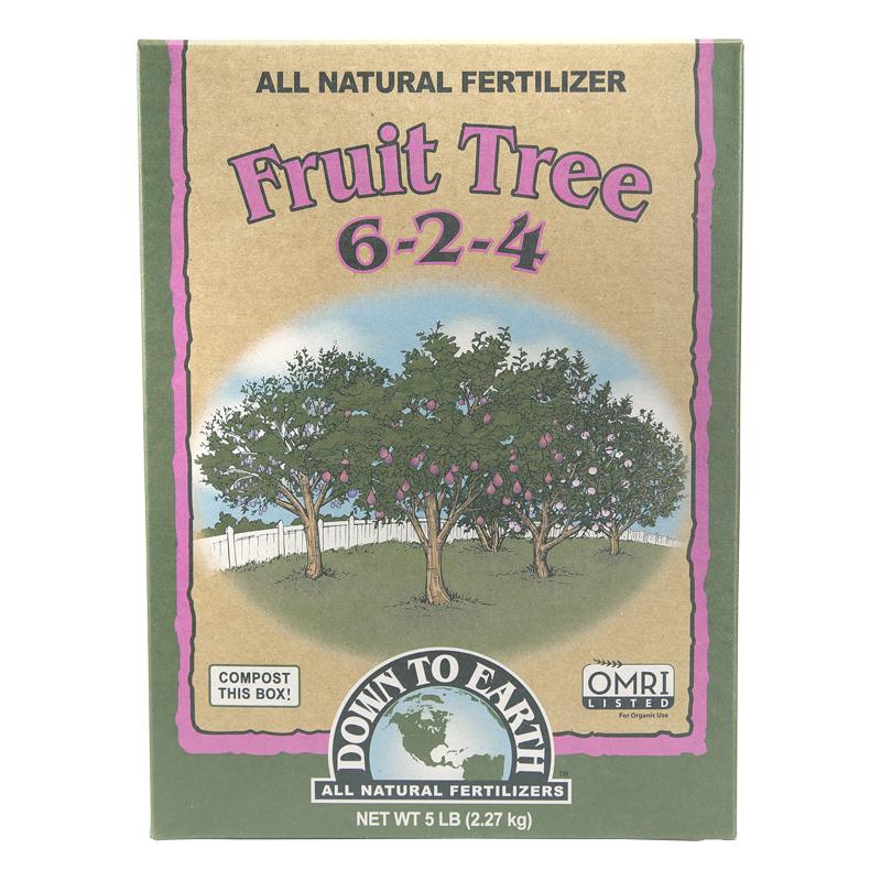 Fruit Tree Fertilizer 6-2-4 (5 lb box) - Grow Organic Fruit Tree Fertilizer 6-2-4 (5 lb box) Fertilizer