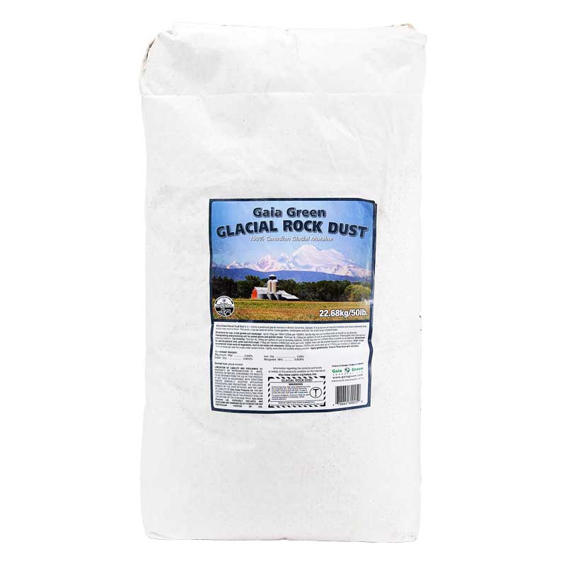 Gaia Green Glacial Rock Dust (50 lb) - Grow Organic Gaia Green Glacial Rock Dust (50 lb) Fertilizer