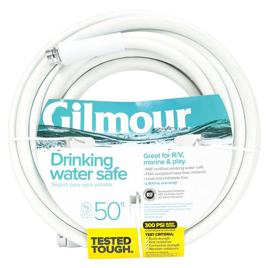 Gilmour Drinking Water Safe Hose (5/8" X 50') - Grow Organic Gilmour Drinking Water Safe Hose (5/8" X 50') Watering