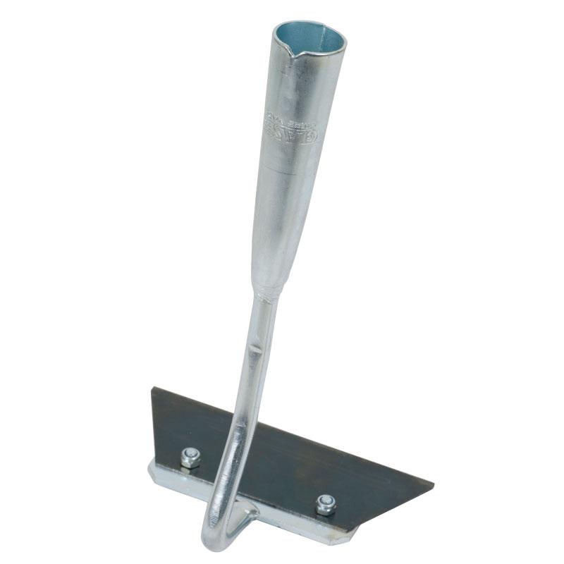 Glaser Traditional Hoe - 5" x 15" Trapezoid Hoe Head Glaser Traditional Hoe - 5" x 1.5" Trapezoid Hoe Head Quality Tools