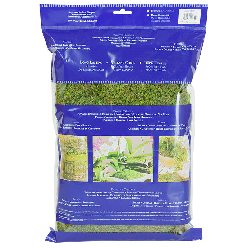 SuperMoss Preserved Sheet Moss (8 oz) - Grow Organic SuperMoss Preserved Sheet Moss (8 oz) Growing
