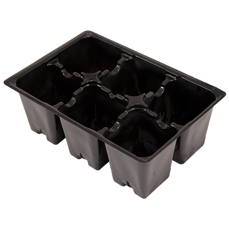 X-Jumbo 6-Pack Planting Containers - Recycled (Sheet of 6) X-Jumbo 6-Pack Planting Containers - Recycled (Sheet of 6) Growing