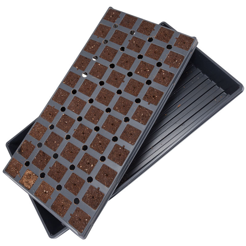 Seed Starting Tray with Excel Plugs (50 Cells) Seed Starting Tray with Excel Plugs (50 Cells) Growing