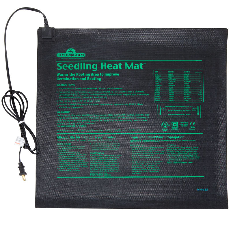 Seedling Heating Mat (Two Flat Size) - Grow Organic Seedling Heating Mat (Two Flat Size) Growing