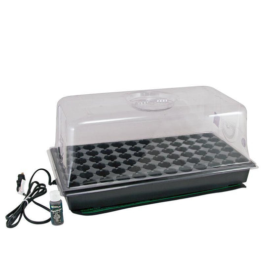 Hot House Heated Seed Starting Tray - Grow Organic Hot House Heated Seed Starting Tray Growing