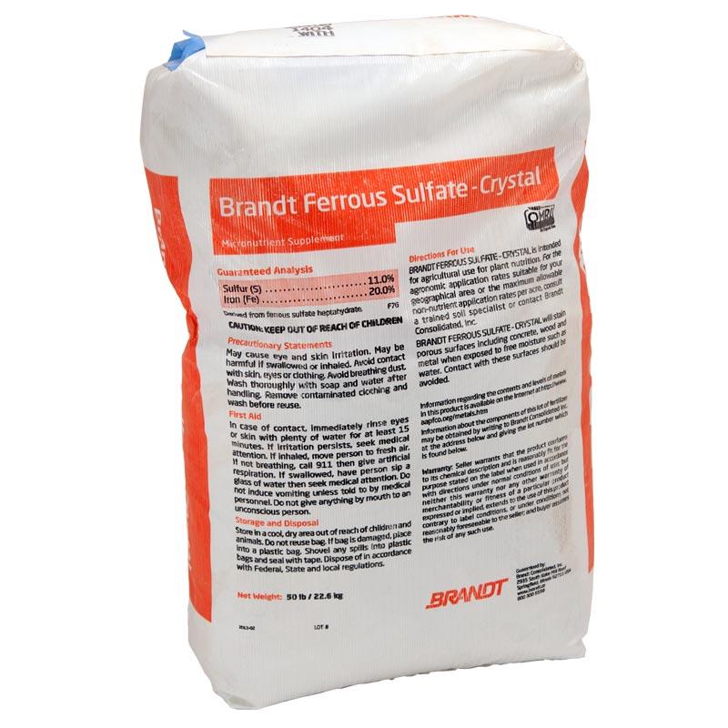 Iron Sulfate 20 (50 Lb) - Grow Organic Iron Sulfate 20 (50 lb) Fertilizer