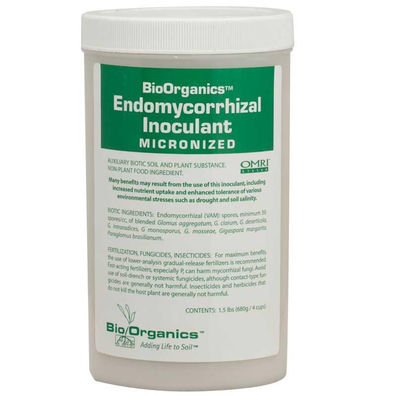 BioOrganics Endomycorrhizal Inoculant (15 Lb) Micronized Bio/Organics Endomycorrhizal Inoculant (1.5 lb) Growing