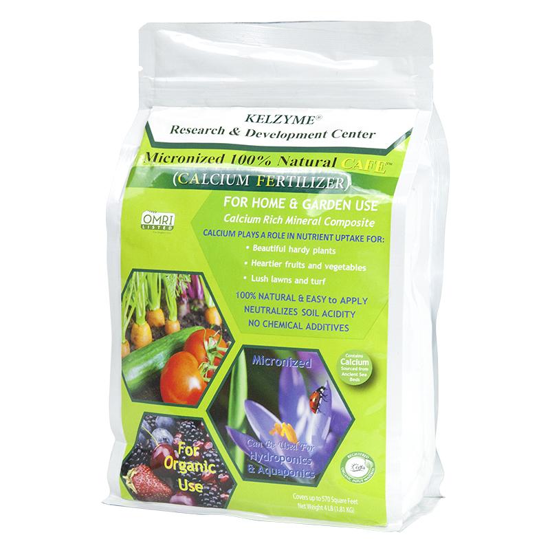 Kelzyme Calcium CAFE Micronized (4 lb) - Grow Organic Kelzyme Calcium CAFE Micronized (4 lb) Fertilizer