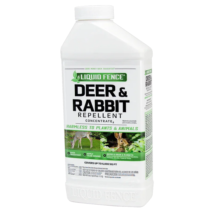 Liquid Fence Deer & Rabbit Repellent, Concentrate (40 oz) Grow Organic