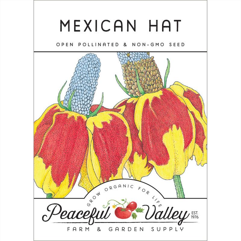 Mexican Hat (pack) - Grow Organic Mexican Hat (pack) Flower Seeds