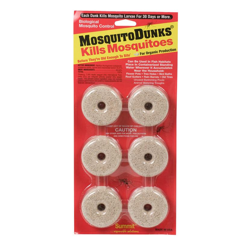 Mosquito Bt Floating Donuts/Dunks (Pack of 6) - Grow Organic Mosquito Bt Floating Donuts/Dunks (Pack of 6) Weed and Pest