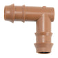 Mr Soaker Hose - Green Stripe - 1/2" Barbed Elbow Grow Organic