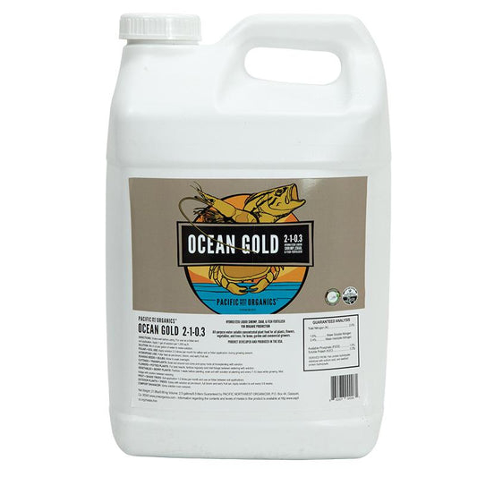Ocean Gold 2-1-0.3 (2.5 gal) - Grow Organic Ocean Gold 2-1-0.3 (2.5 gal) Fertilizer