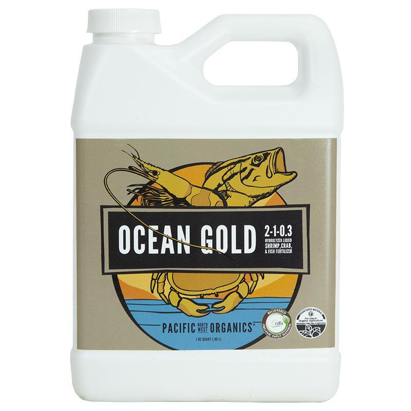 Ocean Gold 2-1-0.3 (Quart) - Grow Organic Ocean Gold 2-1-0.3 (Quart) Fertilizer