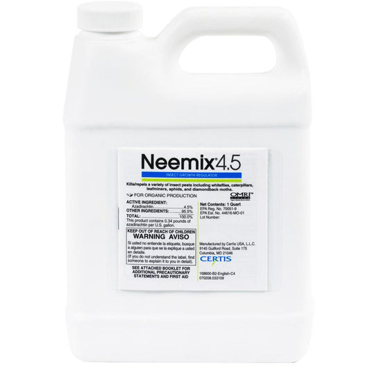Neemix 4.5 Insect Growth Regulator (Quart) - Grow Organic Neemix 4.5 Insect Growth Regulator (1 Quart) (OID COMM) Weed and Pest