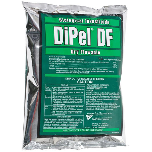 DiPel DF (1 Lb) - Biological Insecticide – Grow Organic DiPel DF (1 lb) - Biological Insecticide (OID DUAL) Weed and Pest