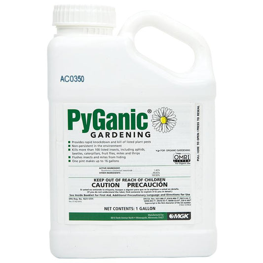 Pyganic EC 1.4 Insecticide (Gallon) – Grow Organic Pyganic EC 1.4 Insecticide (1 Gallon) (OID DUAL) Weed and Pest