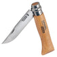Opinel Folding Knife Carbon Steel No. 8 - Grow Organic Opinel Folding Knife Carbon Steel No. 8 Quality Tools