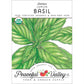 Organic Basil, Lemon (pack) - Grow Organic Organic Basil, Lemon (pack) Herb Seeds