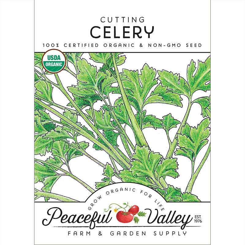 Organic Cutting Celery from $3.99 - Grow Organic Cutting Celery Seeds (Organic) Vegetable Seeds