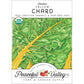Yellow Chard Seeds (Organic) - Grow Organic Yellow Chard Seeds (Organic) Vegetable Seeds