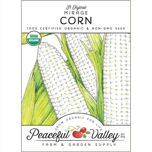Organic Mirage F1 Corn from$3.99 - Grow Organic Mirage Corn Seeds (Organic) Vegetable Seeds