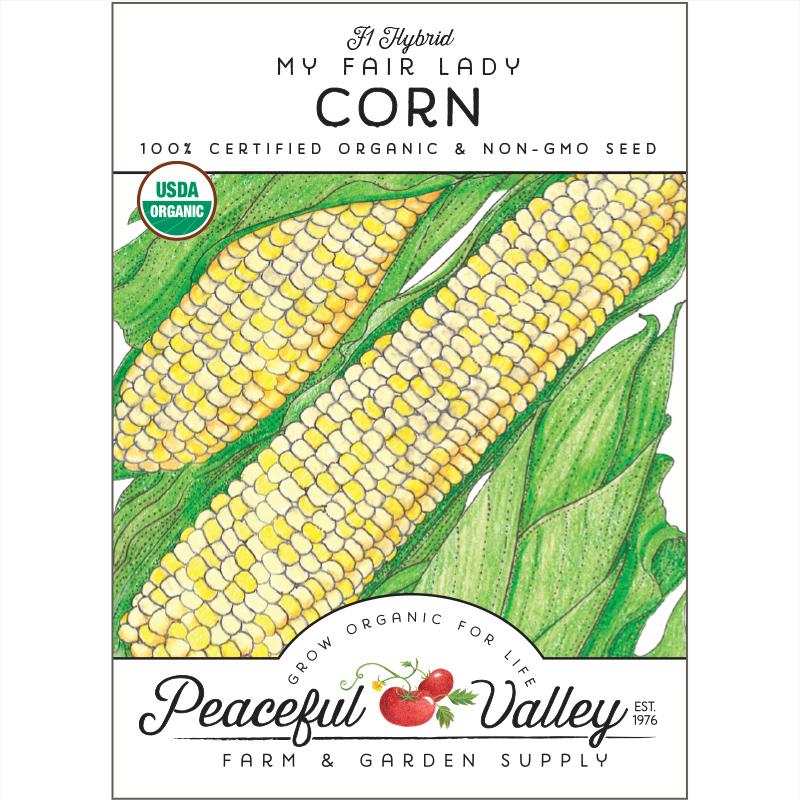 Organic My Fair Lady F1 Corn from $3.99 - Grow Organic My Fair Lady Corn Seeds (Organic) Vegetable Seeds