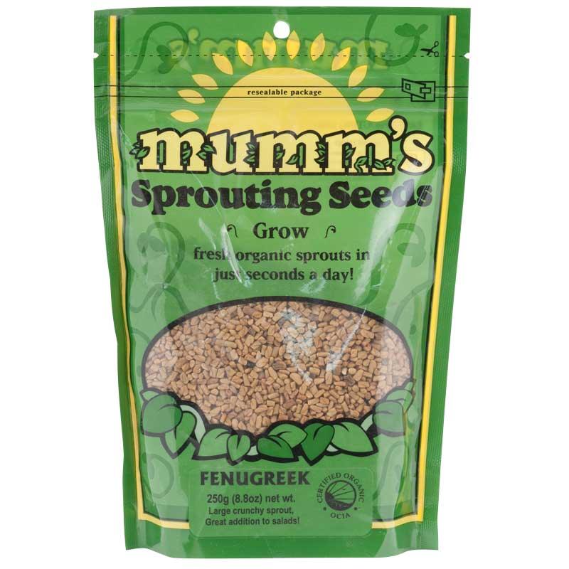 Organic Fenugreek Sprouting Seeds (8.8 oz) - Grow Organic Organic Fenugreek Sprouting Seeds (8.8 oz) Vegetable Seeds