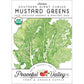 Mustard Southern Giant Curled Greens Seeds (Organic) Mustard Southern Giant Curled Greens Seeds (Organic) Vegetable Seeds