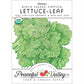 Black Seeded Simpson Lettuce Seeds (Organic) - Grow Organic Black Seeded Simpson Lettuce Seeds (Organic) Vegetable Seeds