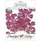 Red Oakleaf Lettuce Seeds (Organic) - Grow Organic Red Oakleaf Lettuce Seeds (Organic) Vegetable Seeds