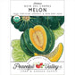 Noir Des Carmes Melon Seeds (Organic) - Grow Organic Noir Des Carmes Melon Seeds (Organic) Vegetable Seeds