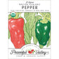 Ancho Poblano Pepper Seeds (Organic) - Grow Organic Ancho Poblano Pepper Seeds (Organic) Vegetable Seeds