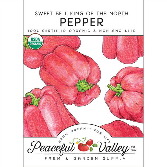 Bell King of the North Sweet Pepper Seeds (Organic) Bell King of the North Sweet Pepper Seeds (Organic) Vegetable Seeds