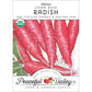 China Rose Radish Seeds (Organic) - Grow Organic China Rose Radish Seeds (Organic) Vegetable Seeds