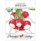 Sparkler Radish Seeds (Organic) - Grow Organic Sparkler Radish Seeds (Organic) Vegetable Seeds