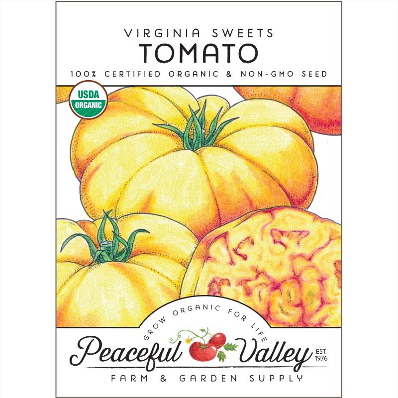 Organic Virginia Sweets Tomato from $3.99 - Grow Organic Virginia Sweets Tomato Seeds (Organic) Vegetable Seeds