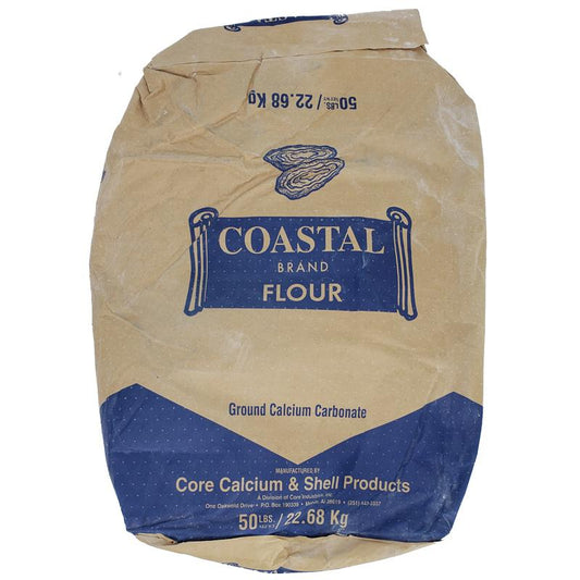 Oyster Shell Flour (50 Lb) for Sale - Grow Organic Oyster Shell Flour (50 lb) Fertilizer