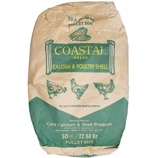Oyster Shell Layer Grade (50 Lb bag) - Grow Organic Oyster Shell Layer Grade (50 lb bag) Homestead
