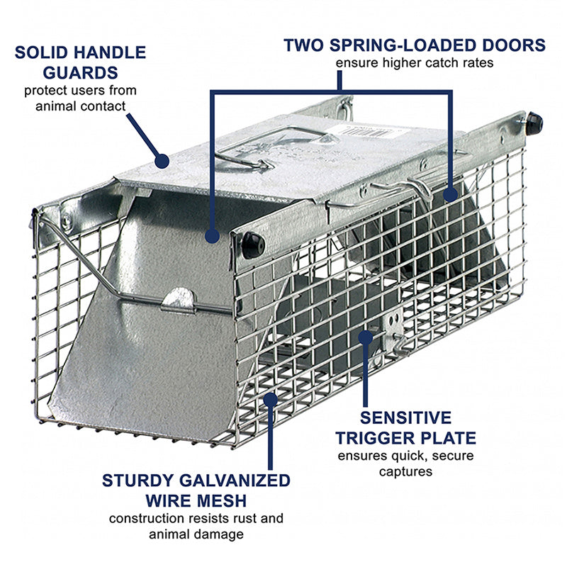 Professional Chipmunk / Rat Galvanized Metal Live Animal Traps