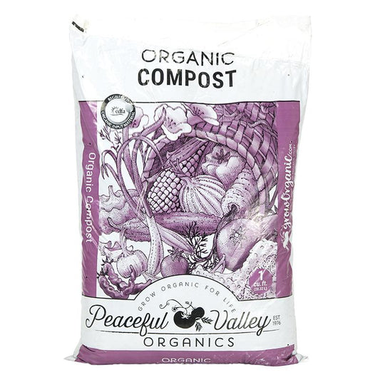 Peaceful Valley Organic Compost (1 Cu Ft) - Grow Organic Peaceful Valley Organic Compost (1 Cu Ft) Fertilizer