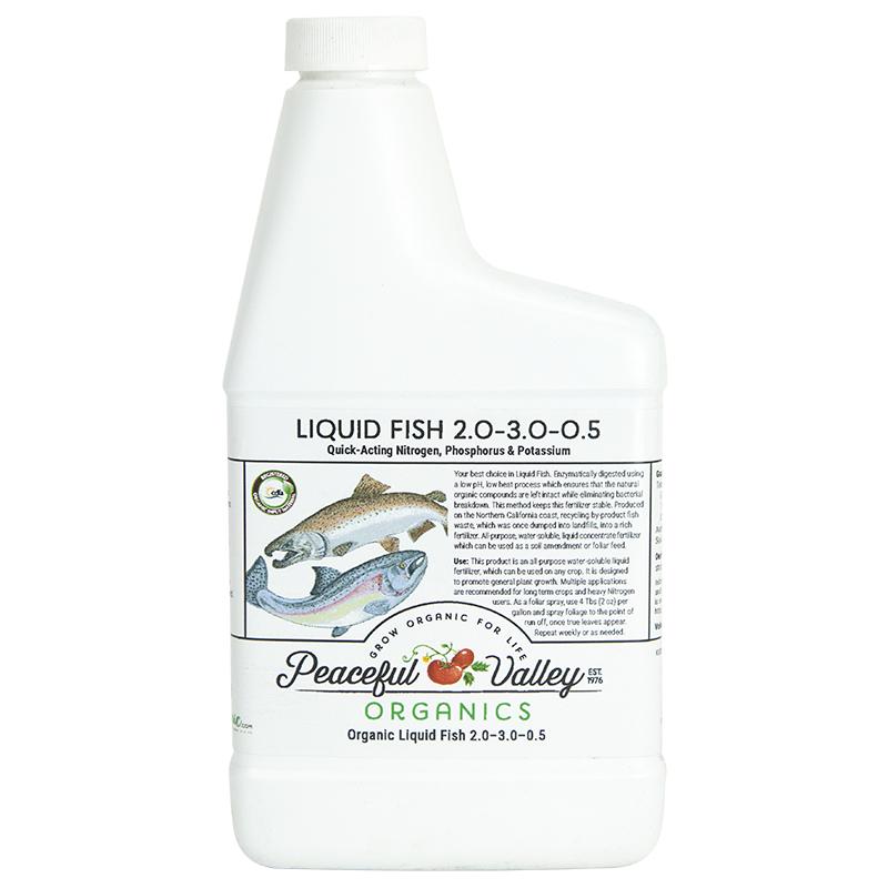  Peaceful Valley Organic Liquid Fish 2-3-0.5 (Pint) Fertilizer