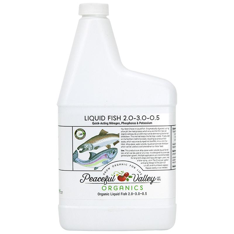  Peaceful Valley Organic Liquid Fish 2-3-0.5 (Quart) Fertilizer