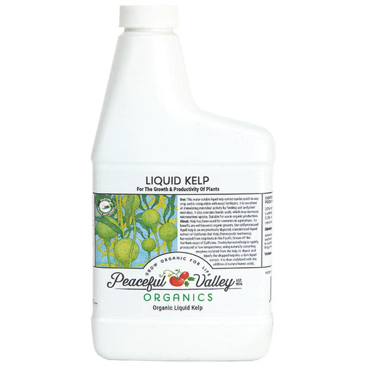 Peaceful Valley Organic Liquid Kelp (Pint) - Grow Organic Peaceful Valley Organic Liquid Kelp (Pint) Fertilizer