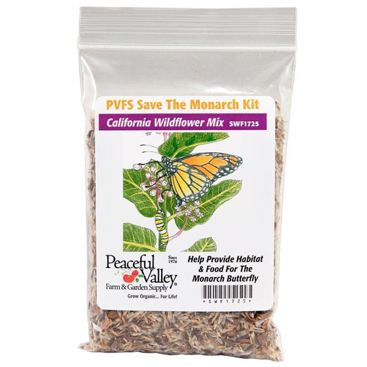 Peaceful Valley Save the Monarch Kit - California (1/8 lb) Peaceful Valley Save the Monarch Kit - California (1/8 lb) Flower Seeds