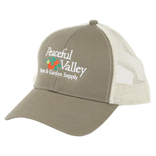 Peaceful Valley Trucker Hat - Grow Organic Peaceful Valley Trucker Hat Apparel and Accessories