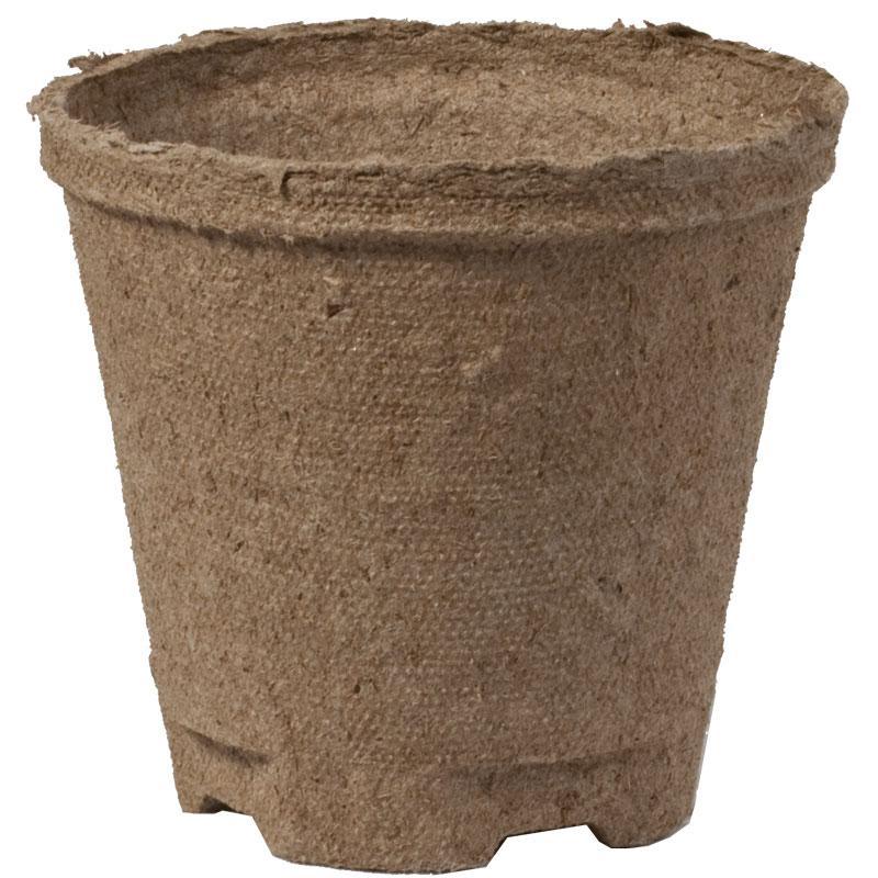 Peat Pots 4" Round - Grow Organic Peat Pots 4" Round Growing