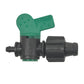 Perma-Loc 1/4" Barbed Fitting with shut off valve Grow Organic