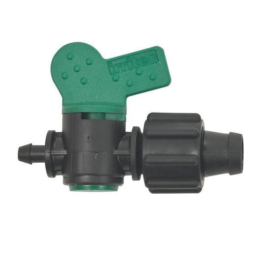 Perma-Loc 1/4" Barbed Fitting with shut off valve Perma-Loc 1/4" Barbed Fitting with shut off valve Watering