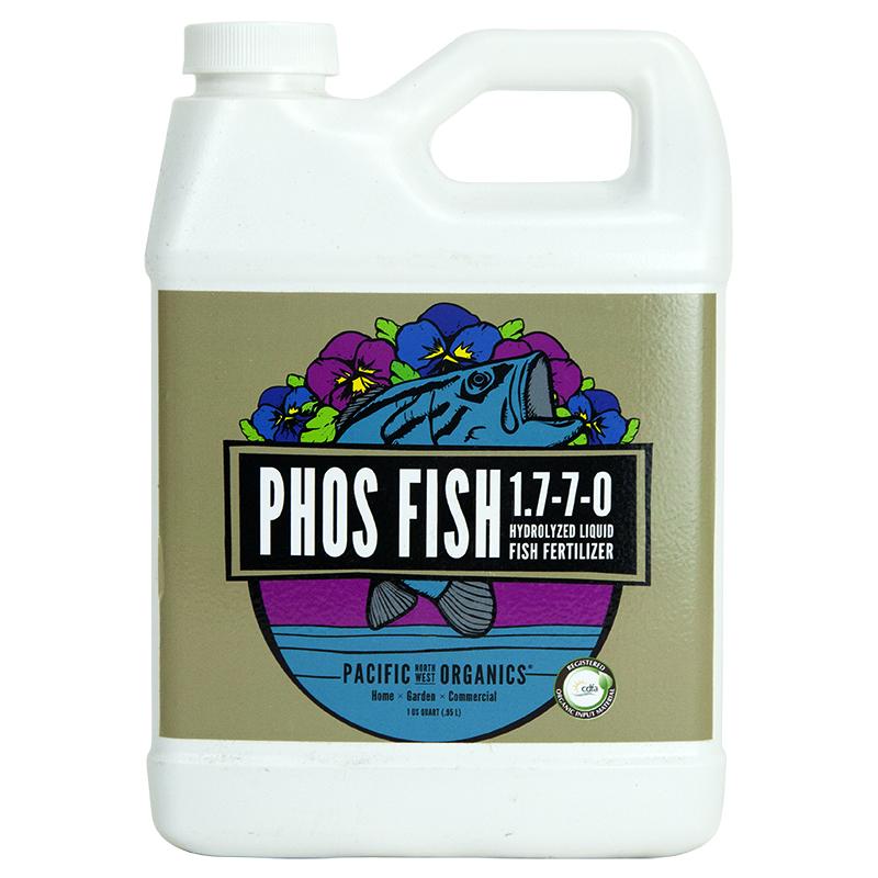 Phos Fish 1.7-7-0 (Quart) - Grow Organic Phos Fish 1.7-7-0 (Quart) Fertilizer